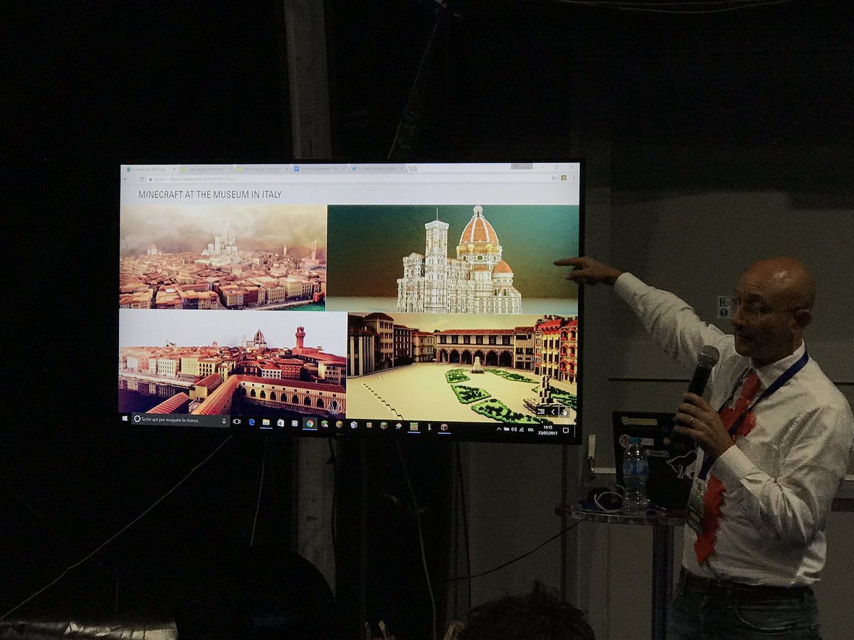 Florence recreated in #minecraft! #minecraftedu <a href="/MarcoVigelini/">Marco Vigelini</a> #minecraftmentor #globaled #games4ed #minecraftedu