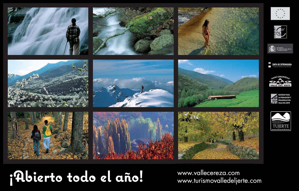 vallejerte_tur's tweet photo. VALLE DEL JERTE 
Primavera 🌸 Verano 🏊 Otoño 🍂 Invierno ❄️  Naturaleza 🌳 Turismo Activo 🚵‍♀️ ABIERTO TODO EL AÑO https://t.co/fuIEKKn2Hn https://t.co/IBOPQfGHBm