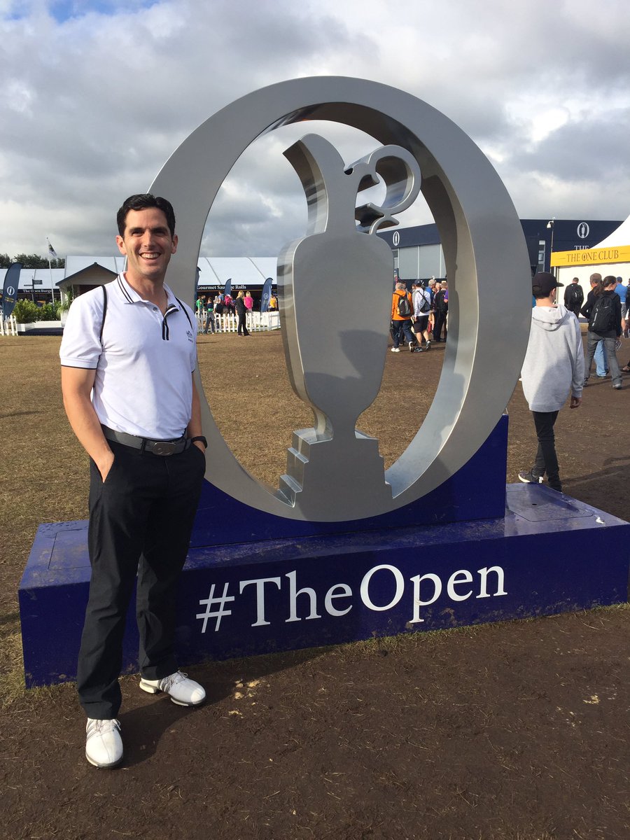 clfoote's tweet photo. Having a brilliant day in the sun #theopen https://t.co/HGlzJOMv2c