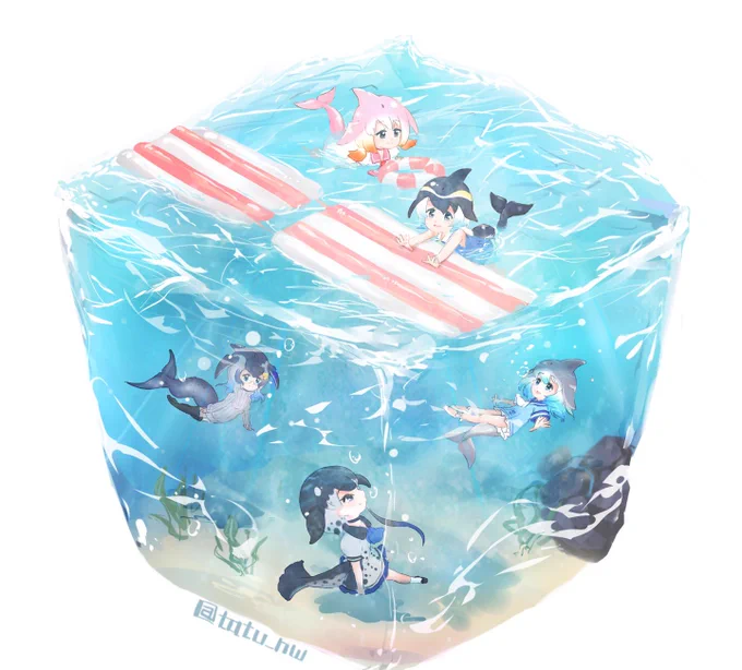 ?海洋?
#けものフレンズ 
