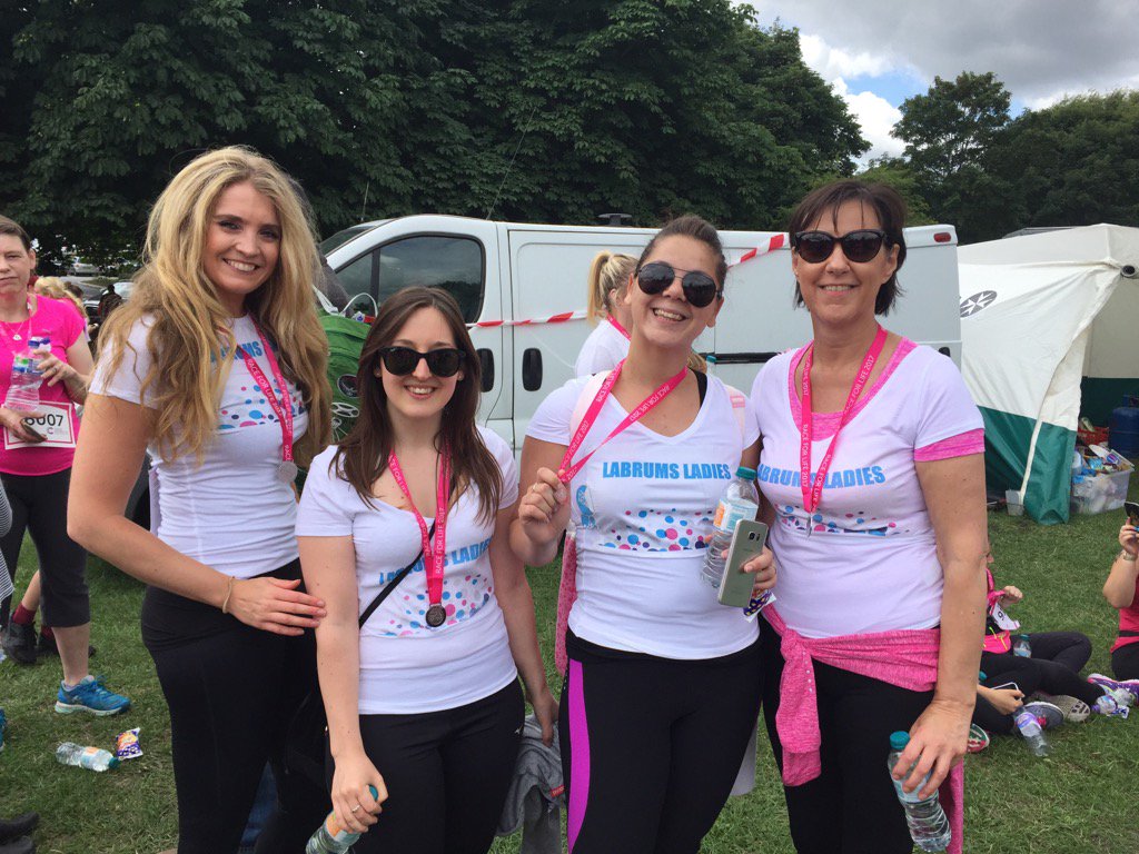 LabrumsTeresa's tweet photo. Well done ladies @LabrumsStAlbans #RaceforLife https://t.co/A4ZZJVdHJf