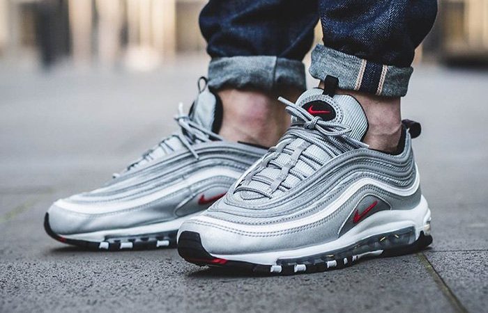 nike air max 97 silver blue