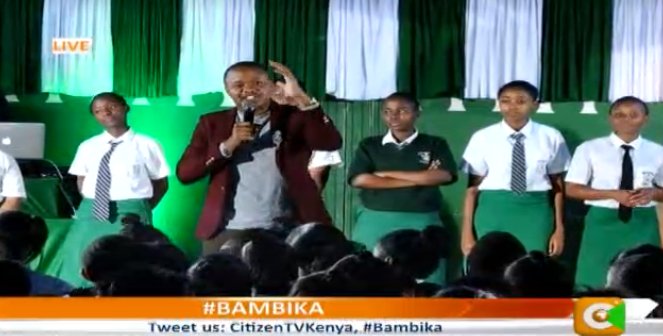 citizentvkenya's tweet photo. Talk to us via #Bambika. Anyone from St. Mary Kiangima High School you want to send a shout out? https://t.co/phNrAmZrIH