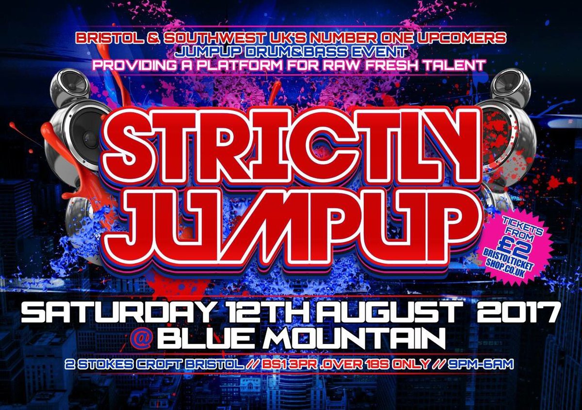 Saturday 12th August at blue mountain bristol tickets at 
bristolticketshop.co.uk

Event page >>
facebook.com/events/3676507…