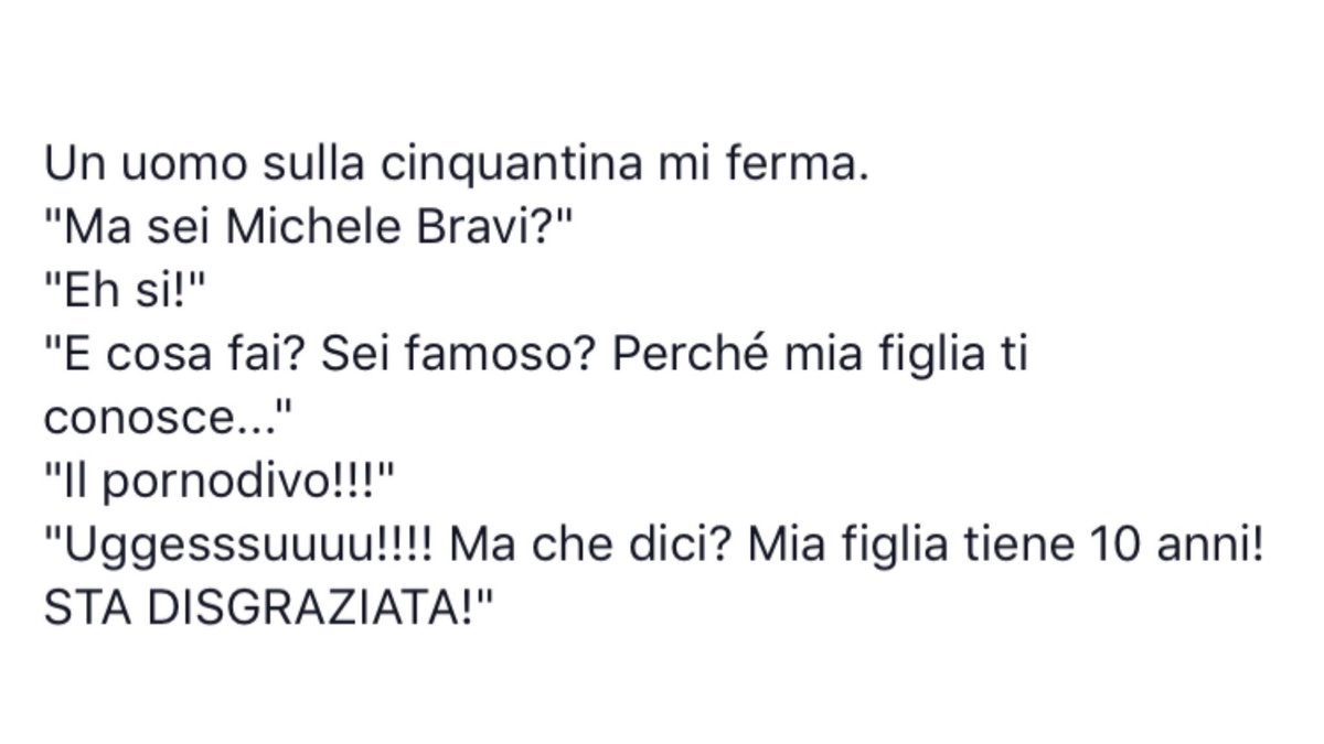 michele_bravi's tweet photo. SCHERZO EPICO FINITO MALE. 😂 https://t.co/ZaRBpuSX15