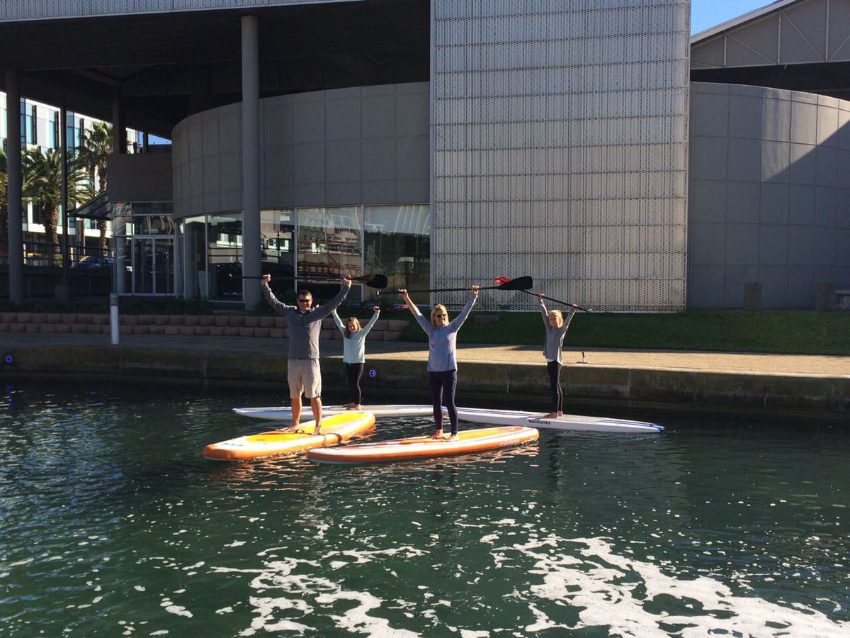 Enjoying some vitamin D at #SupCapeTown water is perfect.