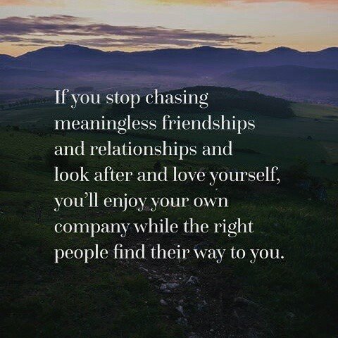 SagaciousRakesh's tweet photo. Stop chasing meaningless #friendships and #relationships and the right people will find their way to you.

#TheSagaciousMavericks #BeYourse… https://t.co/n8pnaYUbkj
