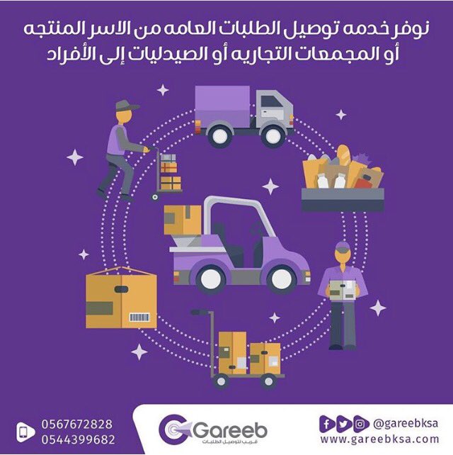 GareebKSA's tweet photo. #احتاج_هالحزه لا تخلي شي بقلبك 😍
أطلب إلي تحتاجه و إحنا #قريب منك جاهزين لتوصيل طلباتك 🚙 https://t.co/pU8x26w4uk