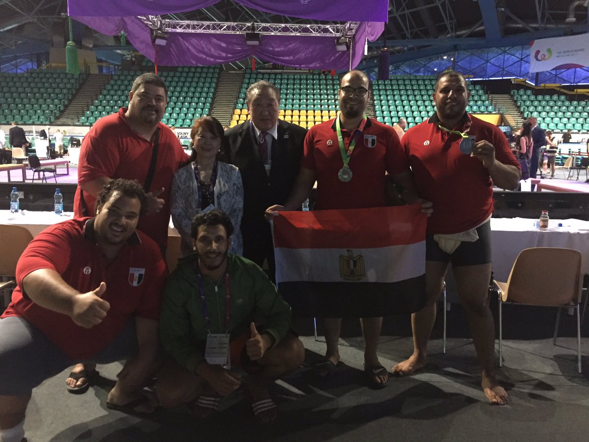AhmedKh75634865's tweet photo. 🇪🇬world games 2017
Egyptian sumo team #2silver medals #ramy👏Hossam https://t.co/LC2Ru9j0Rm