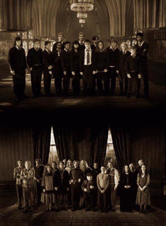Dumbledore's Army and The original Order of the Phoenix.