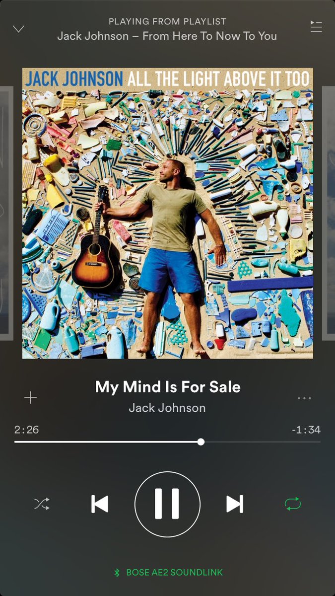Dodd1990's tweet photo. @jackjohnson my soundtrack to summer👌🏼🙌🏼 https://t.co/b3QtXepymy