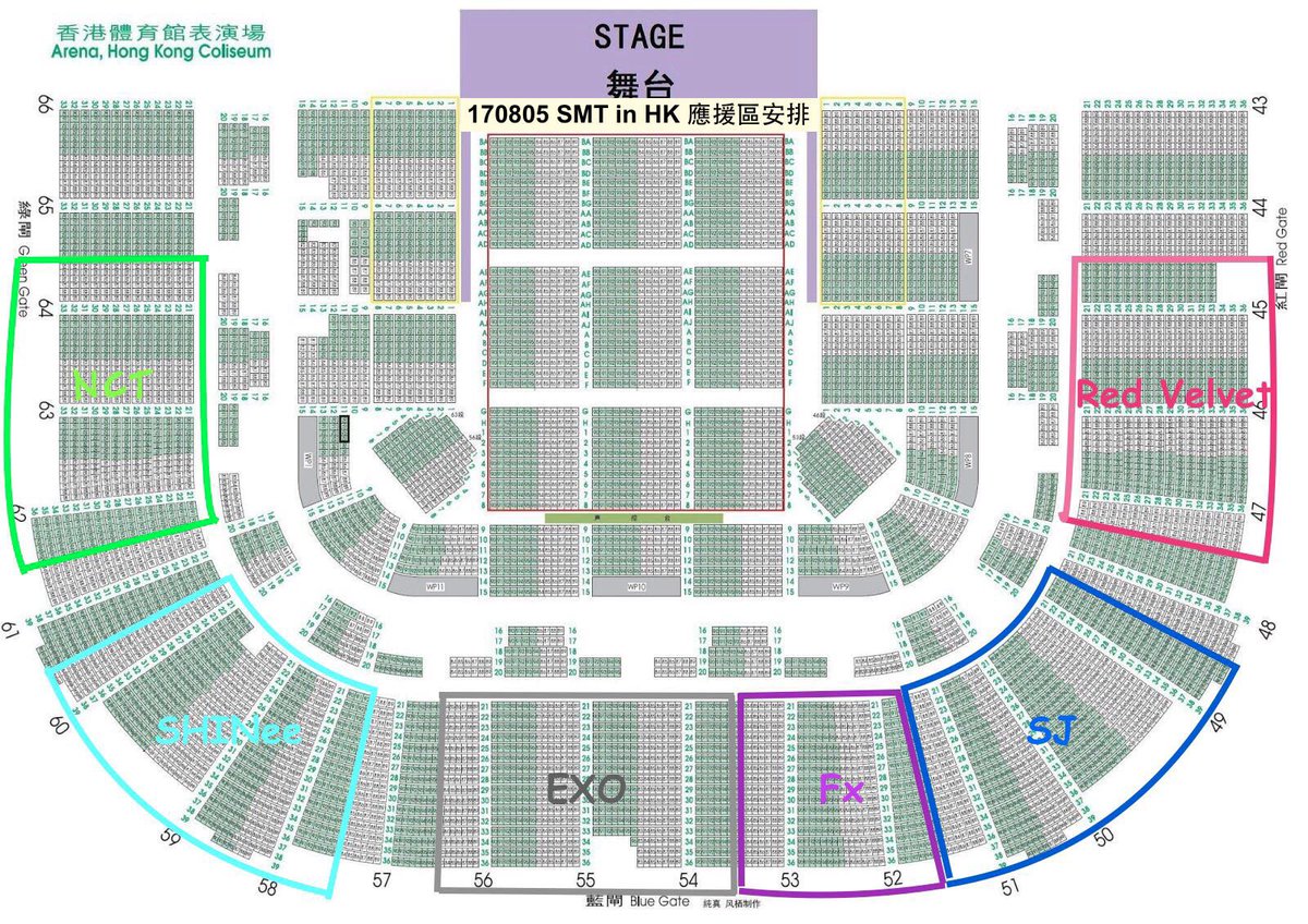 Hong Kong Coliseum Seating Chart