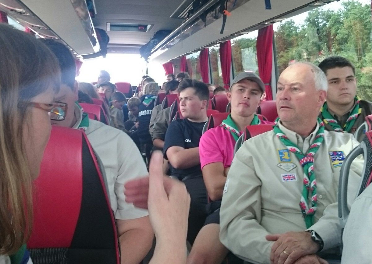 NorthScouts's tweet photo. Welcome to Switzerland We're on our way #cardiffKISC17 https://t.co/Di8pqzSico