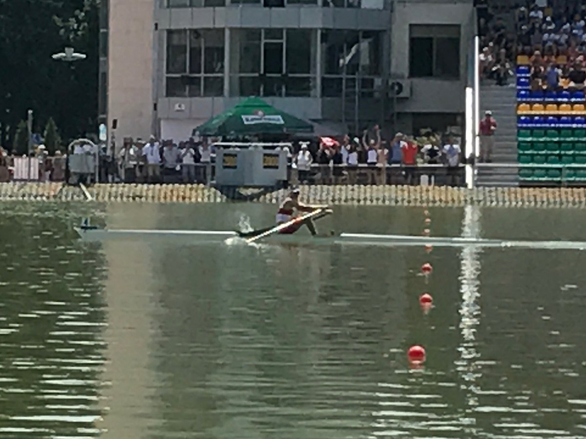 GOLD for <a href="/rowingcanada/">Rowing Canada Aviron</a> M1x <a href="/WorldRowing/">World Rowing</a> #WRU23Champs #U1.42