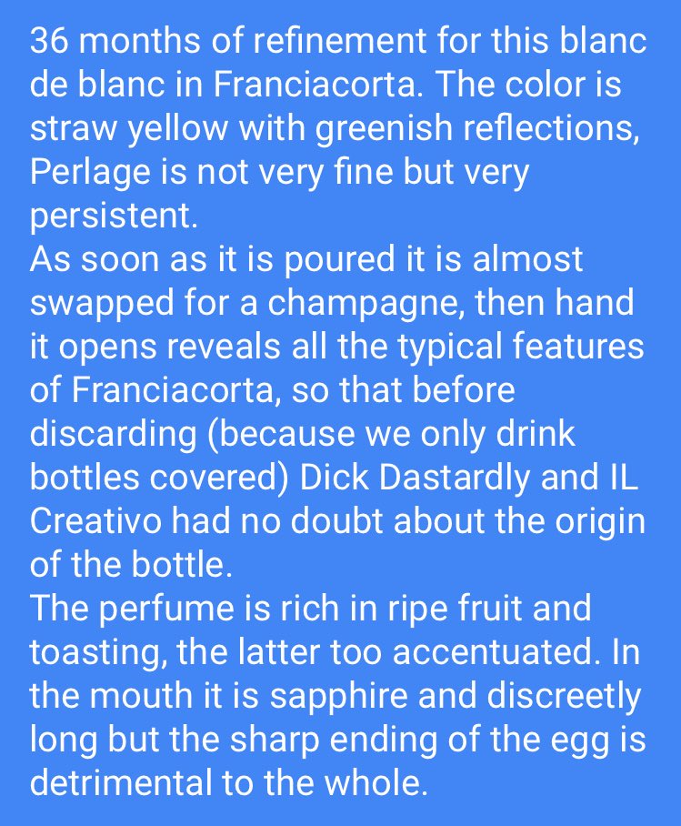 sbollando_team's tweet photo. @ilmosnel #FRANCIACORTA 2009
88/1000 🍾🏆
#TASTER - #ILCURIOSO
https://t.co/ncHQruLYps
#sbollandoteam #extrabrut #wine #vino #winelover https://t.co/VknML6gCNH