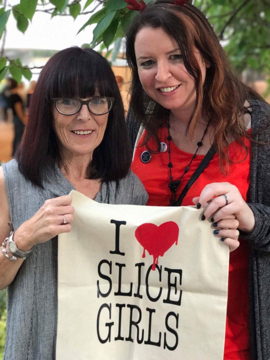 TheSliceGirlsUK's tweet photo. ...and the winner is... @annecater #honorarySliceGirl https://t.co/1v5mLSDrMD