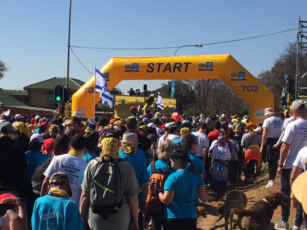 The_eNitiaters's tweet photo. We have just gone through the 5Km #702Walk starting point, but it feels like we have walked half the distance already cc @BraWilly_Seyama https://t.co/nTXX6zb85T