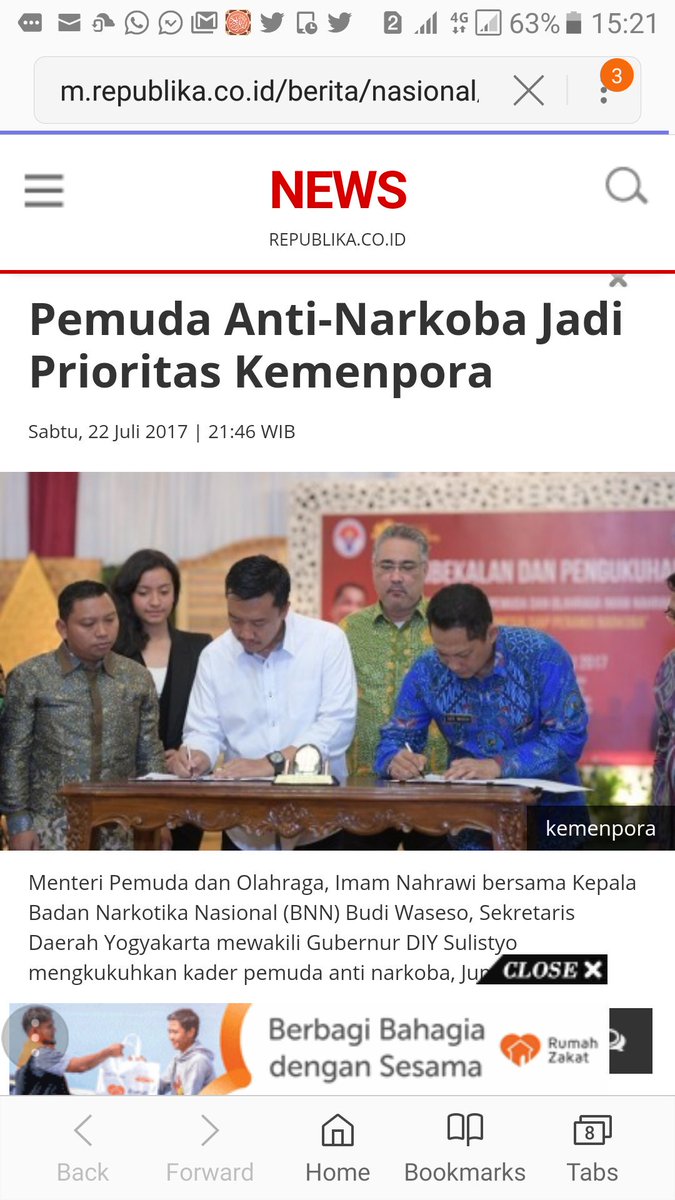 EllyRisman's tweet photo. Mengapa #pakMenpora dihari Anak ini bapak hanya prioritaskan melantik Pemuda Anti Narkoba? Pornografi kan merusak otak pemuda kita juga ? https://t.co/9GpI2ARlwI