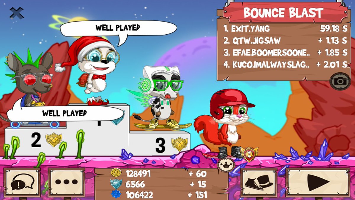 Kazue_Nakano's tweet photo. Mooo! #funrun2 #Jigsaw #BoomerSooner77 #ImAlwaysLagging https://t.co/P9ZygNufTP