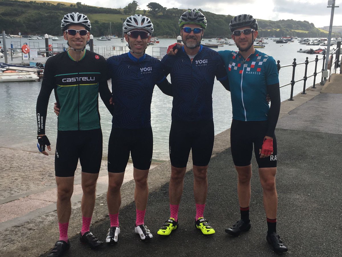 The Biking for Boobs crew last training session out to Salcombe before the 200 miler. #ride4laura #coppafeelpeople #Salcombe