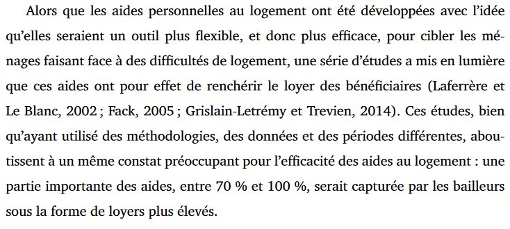 Rayan_Nezzar's tweet photo. Les études montrent que 70 à 100 % des APL ne bénéficient pas aux locataires (voir notamment @AntoineBozio : https://t.co/cNxGqBdIHn) https://t.co/rfFF3N571k