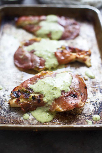 fmremodeling's tweet photo. Grilled Prosciutto Chicken with Pesto Cream Sauce - Cooking for Keeps https://t.co/apGld0gYFC https://t.co/TwqvcQmoPy