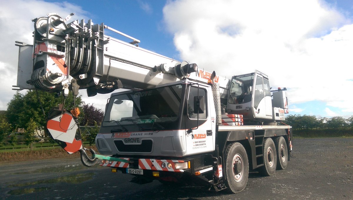 DamienMaher2's tweet image. Congratulations to Murphy Crane Hire Clonakilty, Co Cork on taking delivery of their Grove GMK 3050-1.
Best of luck Brian &amp;amp; Pat.