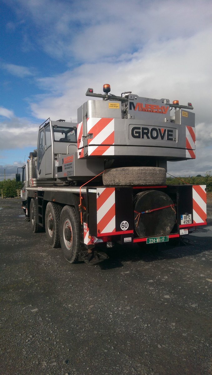 DamienMaher2's tweet image. Congratulations to Murphy Crane Hire Clonakilty, Co Cork on taking delivery of their Grove GMK 3050-1.
Best of luck Brian &amp;amp; Pat.