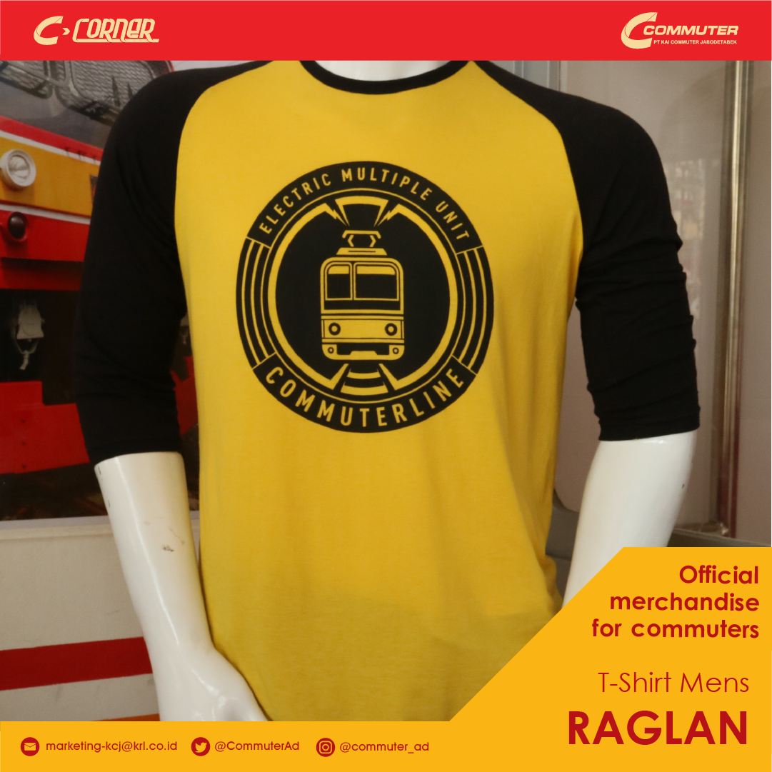 CommuterAd's tweet photo. T-Shirt Men's Raglan, varian baru yang menjadi tambahan koleksi C-Corner, storenya berada di St. Juanda dan Bogor.
@CommuterLine 

#CCorner https://t.co/GU8z98a7Hs