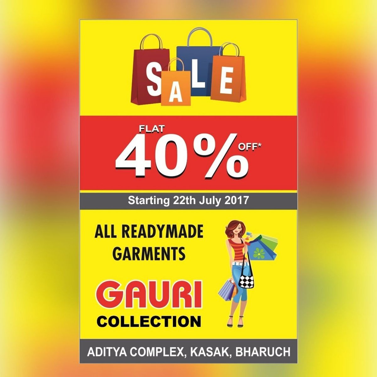 hellobharuch's tweet photo. Flat 40% Off On All Readymade Garment At kasak
For More Info Call 9824702059
#bharuch #offers #hellobharuch #kasak #cloths #gauricollection https://t.co/Nl4vuIfRc3