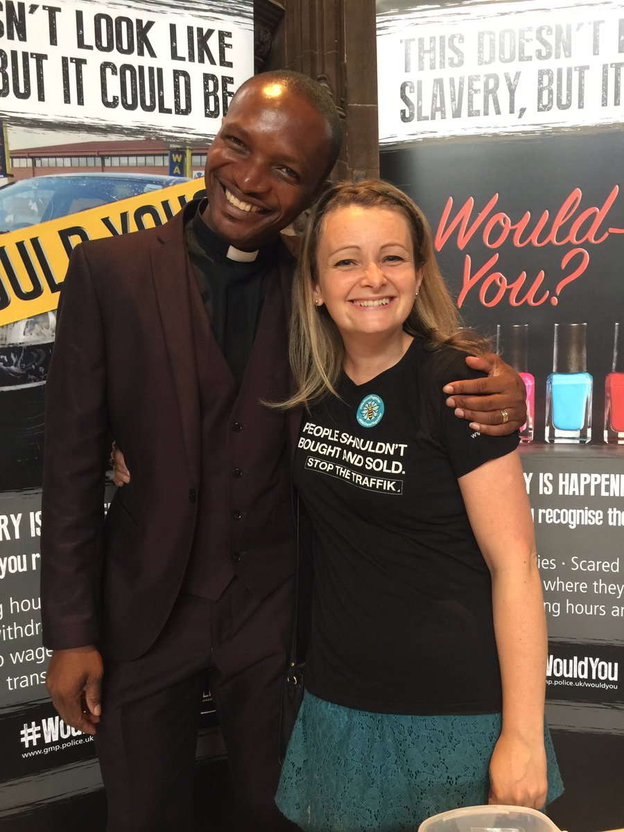 charleskod's tweet photo. Delighted to be with @HannahFlint10 at #peaceandunity event @ManCathedral celebrating #Manchester's #diversity #WeStandTogether #welcome https://t.co/9mKB3YIjBl