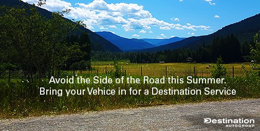 Destination_AG's tweet photo. #sideofroad Avoid the Tow Truck - Book your Vehicle Check up before going out on BC Roads. #hellobc #BC #InteriorBC #bcsummer #roadtrip #YVR https://t.co/4fnSuJNySX