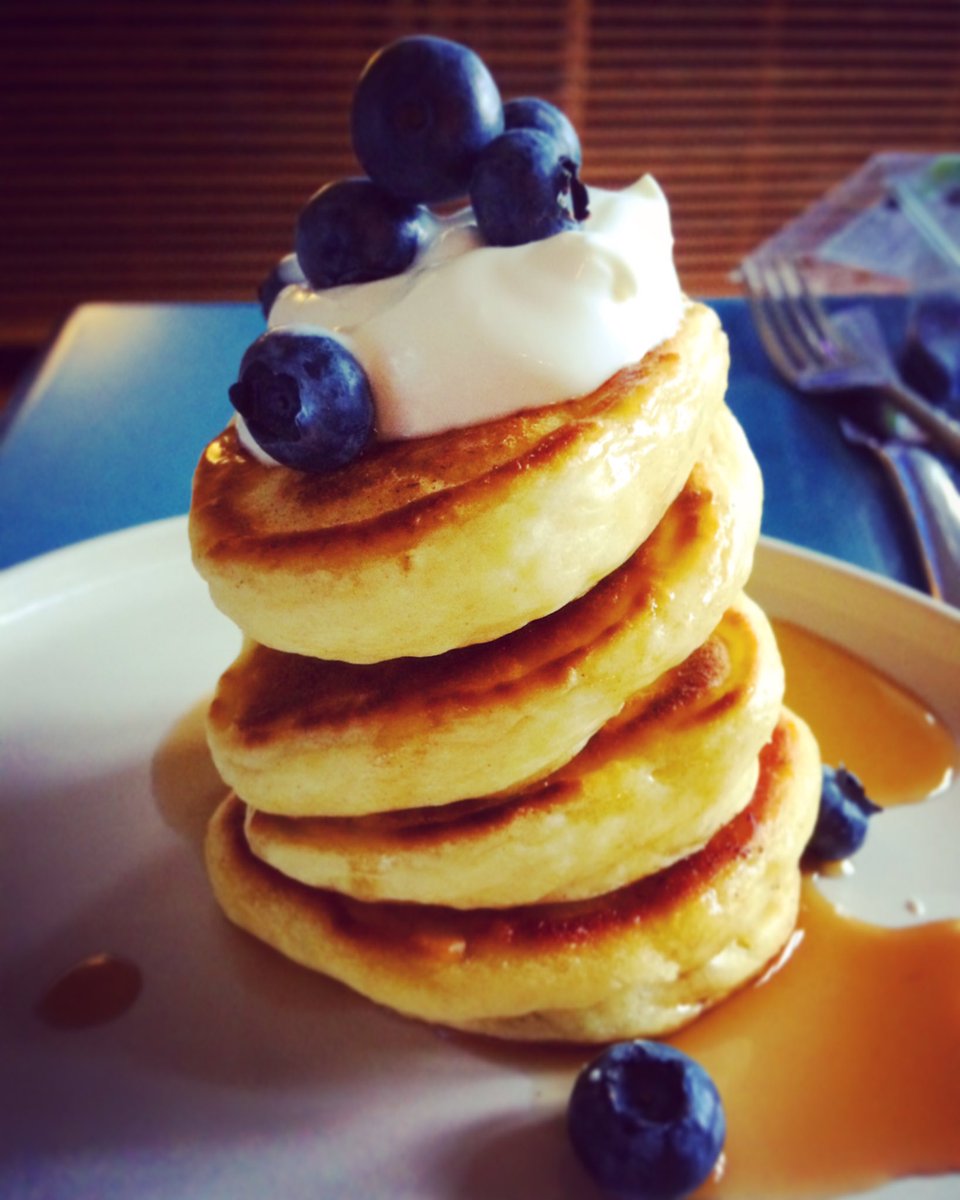 Goooood morning! #sunday #pancakes #blueberries #winningatsunday #homemade