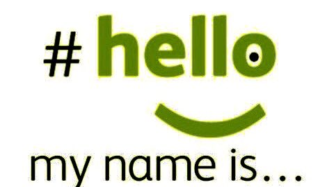 It's the international #Hellomynameis day, supporting person centred compassionate care. Further info <a href="/PointonChris/">Chris pointon</a> hellomynameis.org.uk