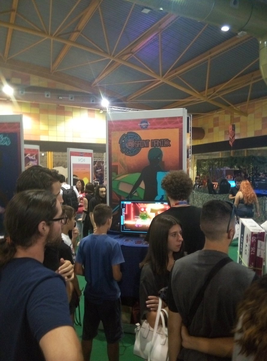 <a href="/SaintManickGame/">SaintManickGame</a> at <a href="/Gamepolis_org/">Gamepolis</a> #madewithunity a great experience and feedback received about our game.