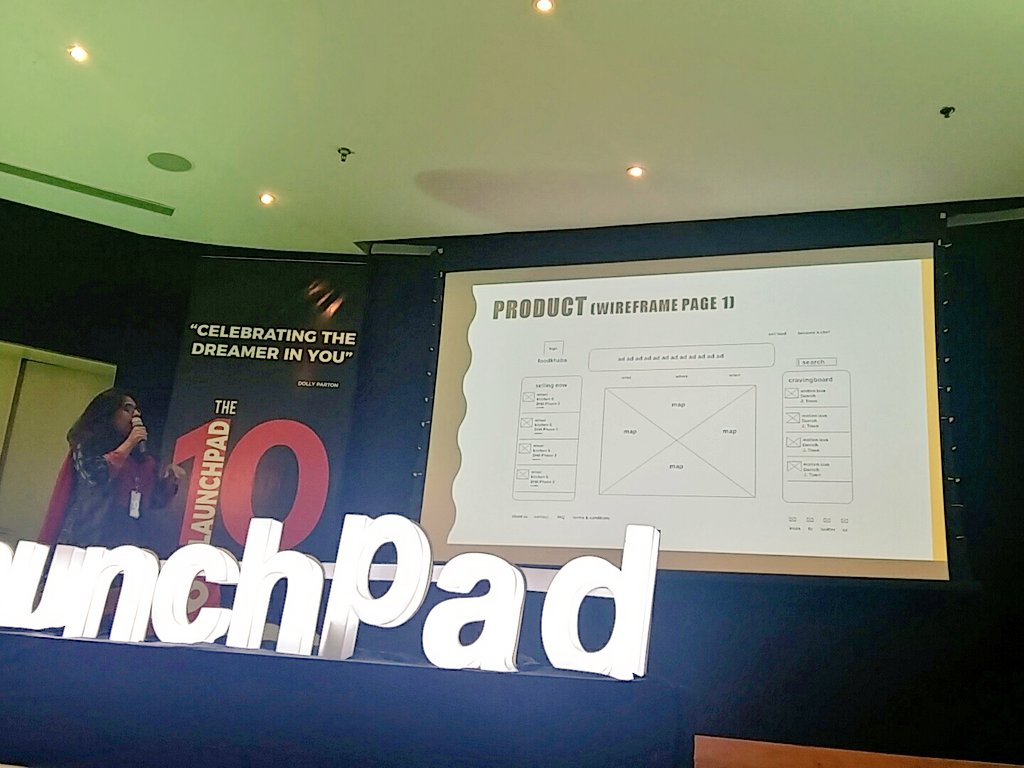PITBIncubation's tweet photo. "We tap into thousands of home chefs who want to make money from home," Nadia, #Foodappa #startup #TheLaunchpad10 https://t.co/erVTBYHYRx