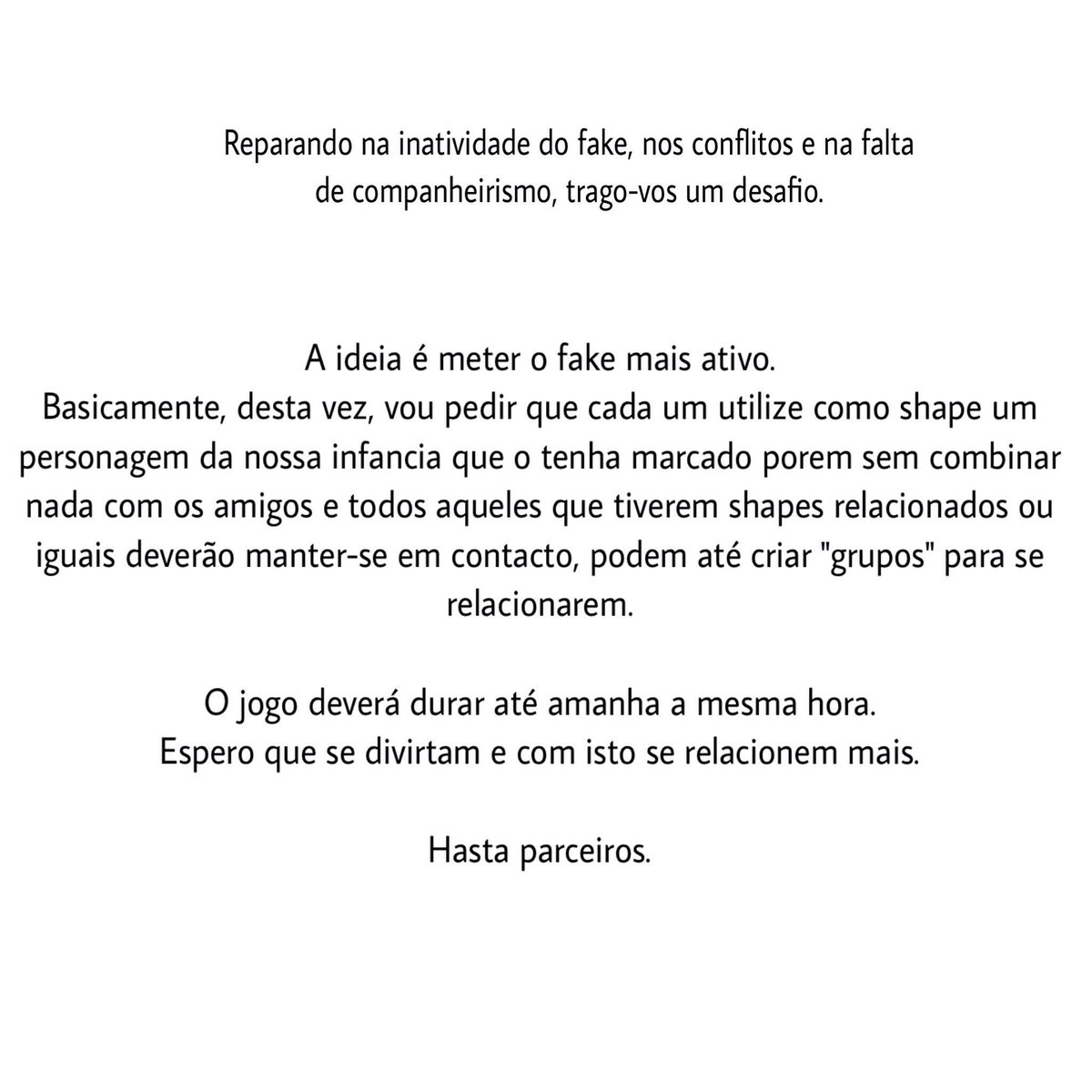 Para que o fake não se perca, let's #reborn !

Qualquer duvida podem enviar-me dm.