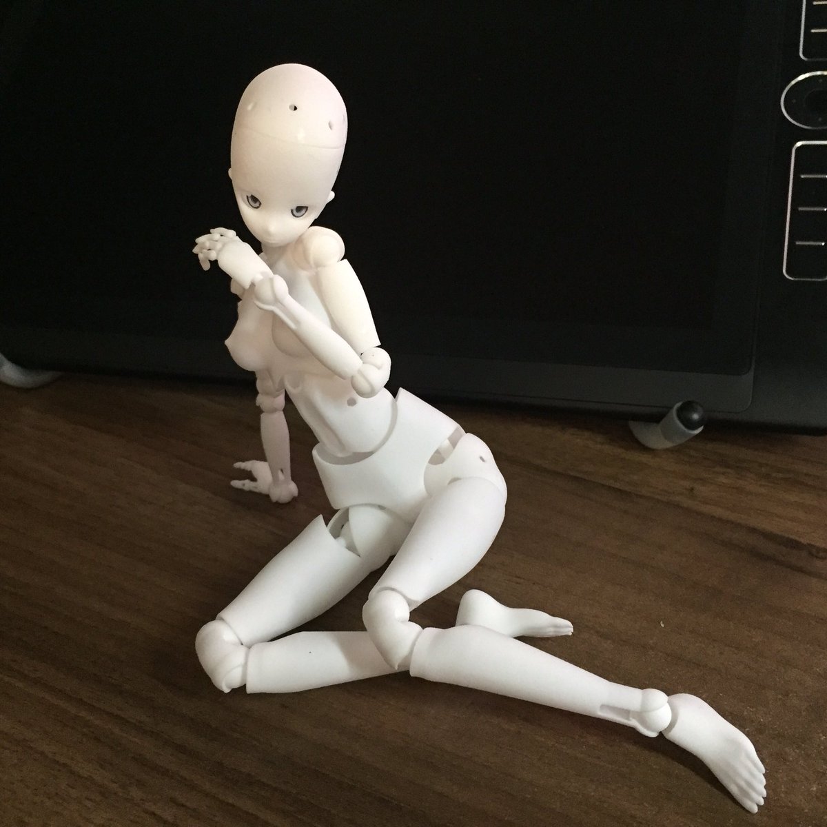 「『漫画家が作った1/6可動デッサンドール』手に入れました。とてもよくできている…」|redjuiceのイラスト
