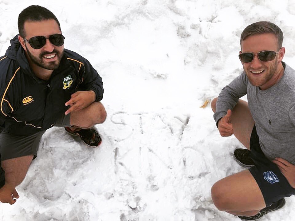 <a href="/ParraRefs/">Parra Refs</a> @TKYFdn Stay Kind message in Jungfrau Switzerland thanks to some of our <a href="/ParraRefs/">Parra Refs</a> Jnr reps Michael &amp; Rob #staykind <a href="/nswrlra/">NSWRL Referees Assoc</a>