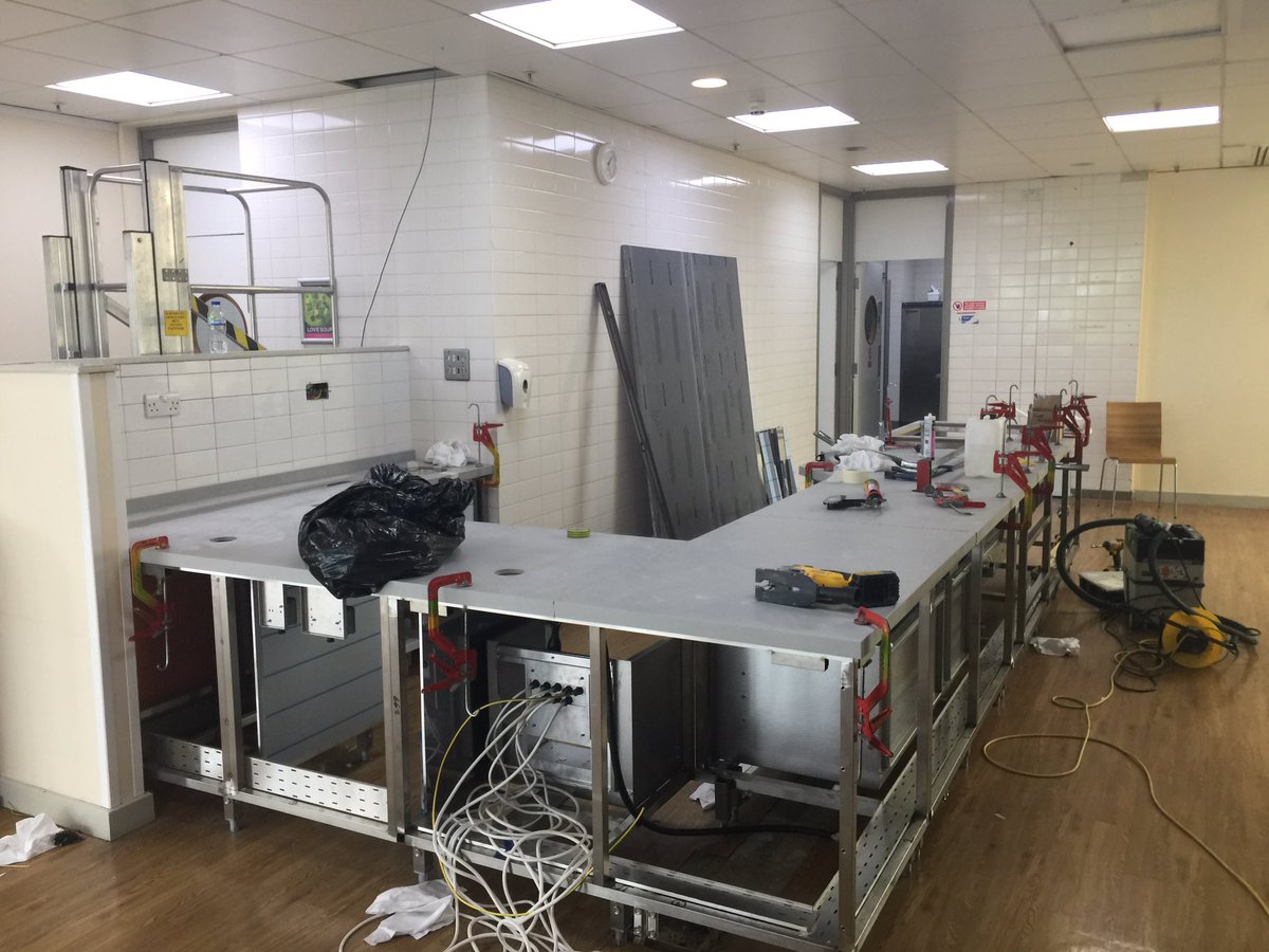 Gazzawilly1's tweet photo. ISS Restaurant refurbishments at Eurotunnel on the final stages and looking smart..... 😊 https://t.co/sSjuJTzKqk