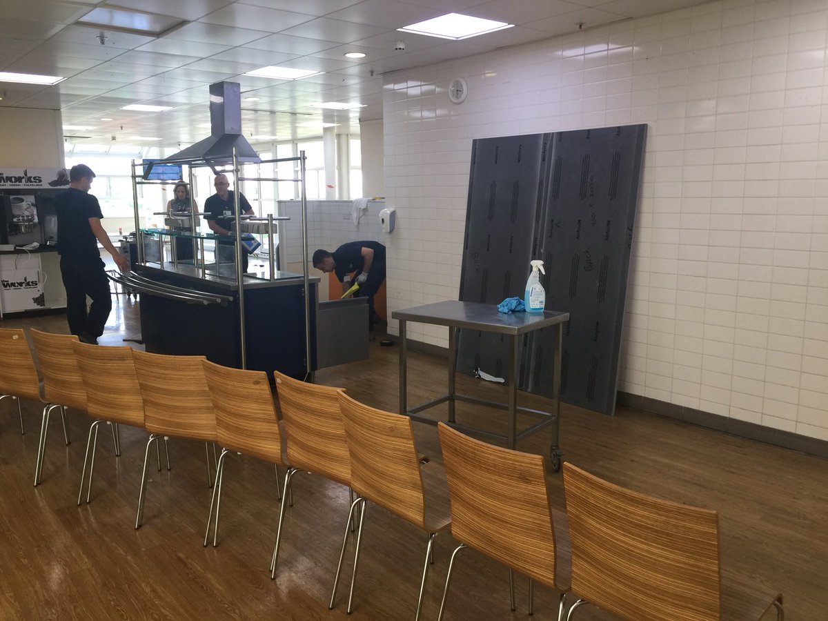 Gazzawilly1's tweet photo. ISS Restaurant refurbishments at Eurotunnel on the final stages and looking smart..... 😊 https://t.co/sSjuJTzKqk