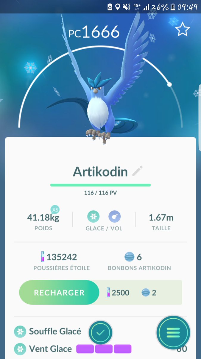 Helios_mlinoi's tweet photo. #PokemonGO #PokemonGOlegendary enfin lugia et artikodin #pokemongo #pokemongofrance https://t.co/w1knlKKhKj