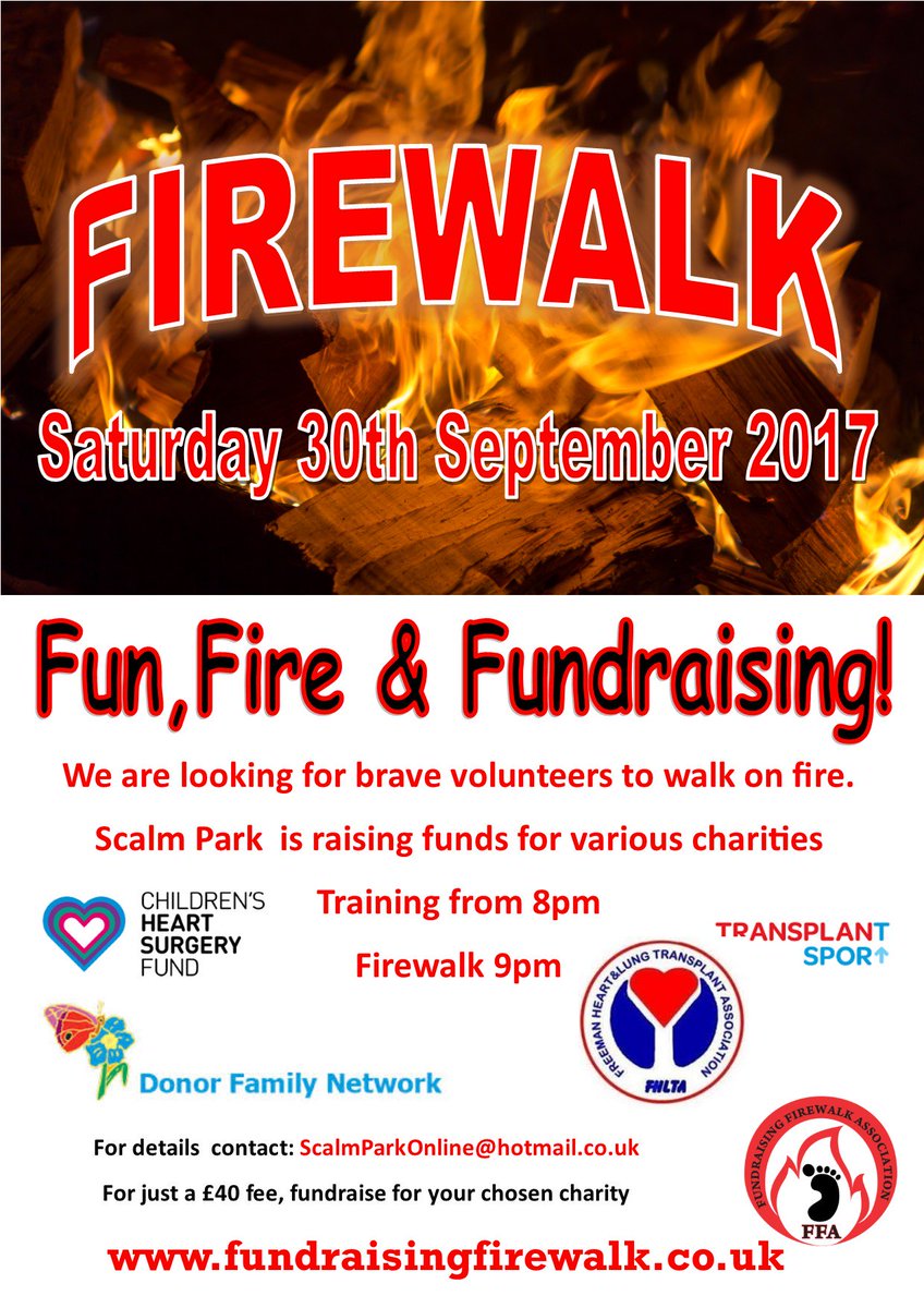 Fundraising Firewalk Association tweet media
