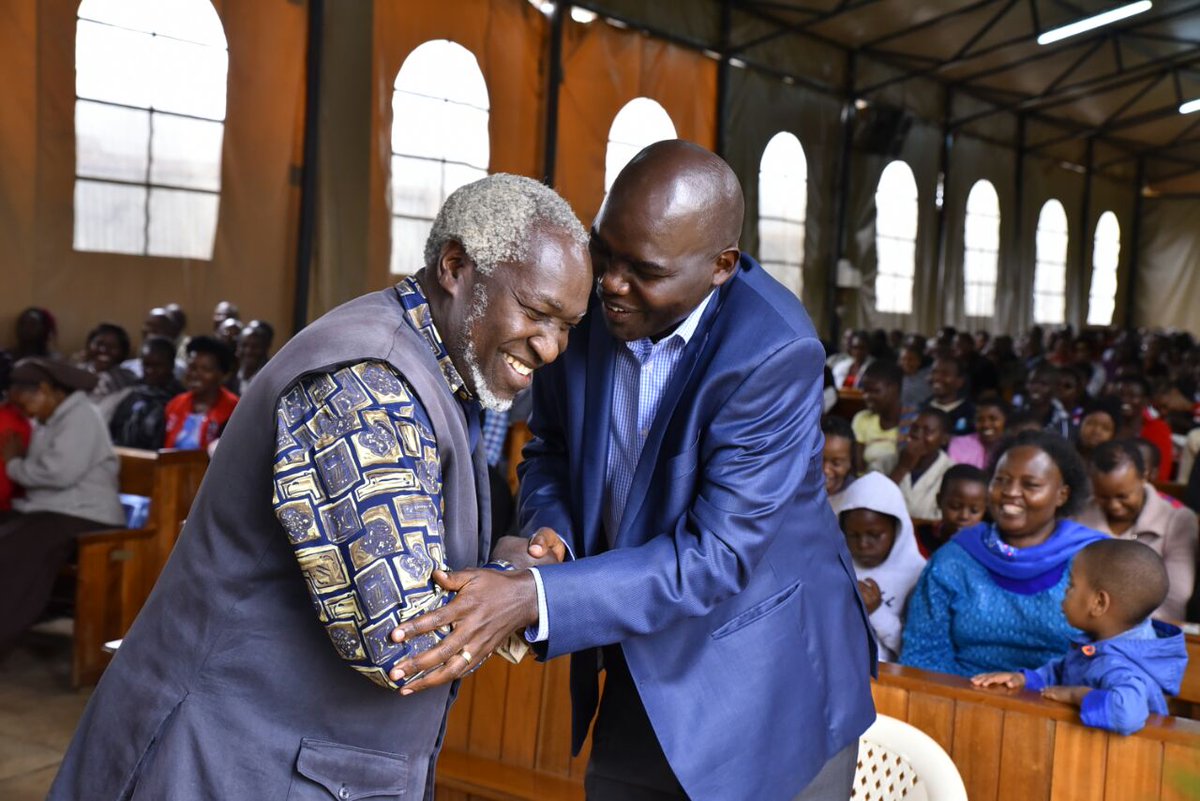 Sunday Service at St Michael Archangel Catholic Parish Lang'ata and later, Barbabas Parish Otiende. In all we do lets give all thanks to God