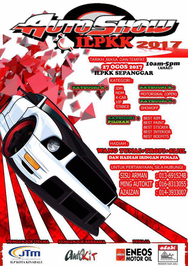 cessilpkk's tweet photo. Jom sertai Autoshow ILPKK 2017 https://t.co/bFRrIshnHp