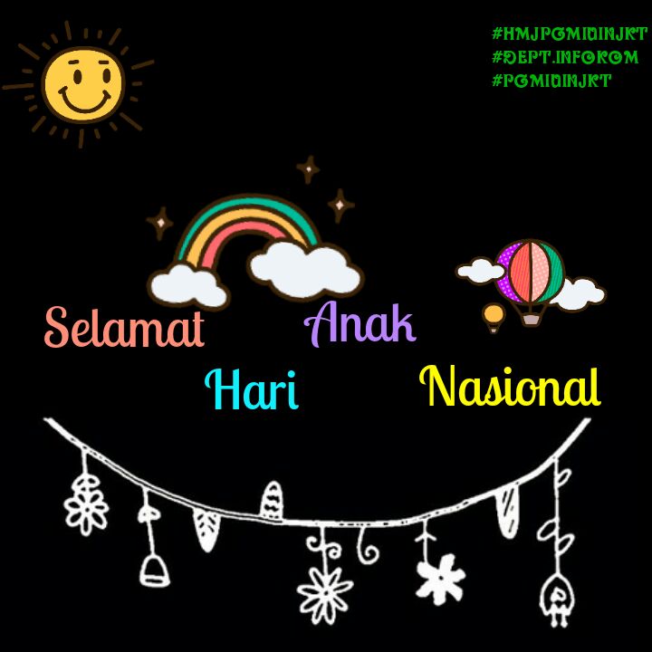 Tumbuhlah dengan harapan, karena Indonesia masa depan adalah optimisme anak-anak kita hari ini.
(Zulkifli Hasan)

#HAN2017 
#PGMI_UINJKT