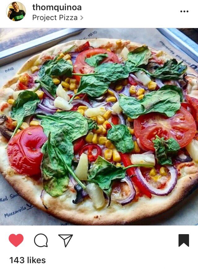 ProjectPizzaTM's tweet photo. A fully loaded vegan pizza!!
#unlimitedtoppings #dundeevegan #repost @DundeeVeganFest #veganpizza #designbuildeat @ButeIslandFoods https://t.co/BF7NIL6j8Q