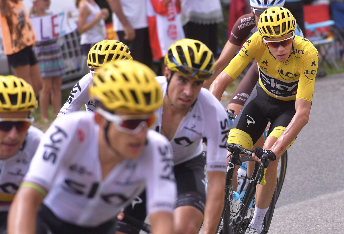 F4OOME! Oakley Congratulates <a href="/TeamSky/">teamsky</a>’s <a href="/chrisfroome/">Chris Froome</a> on winning his 4th Tour de France title. #CantStop #TDF2017
