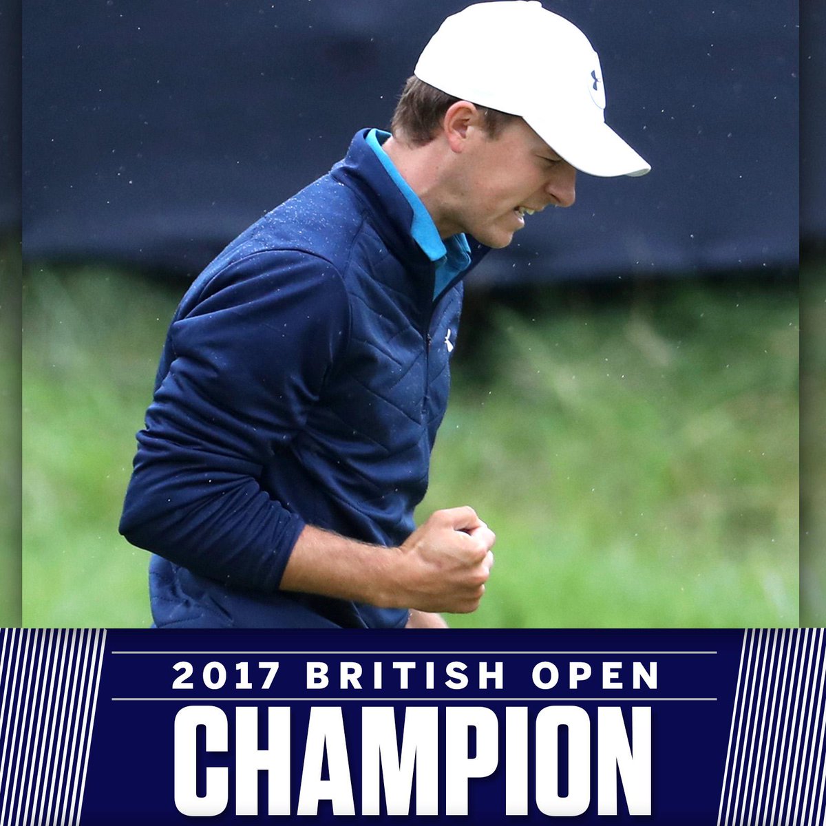 Jordan Spieth is a major champion once again. #TheOpen