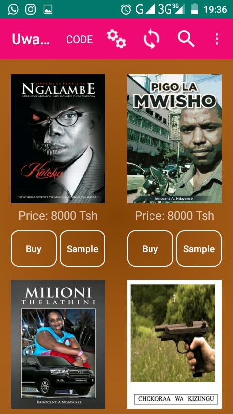 TonyAxony's tweet photo. Nunua Kitabu cha NGALAMBE mtandaoni (online)
#Ingia play store 
#Download App ya UWARIDI nunua 
Tsh 8,000/= tu https://t.co/a3ofDwKC8S
